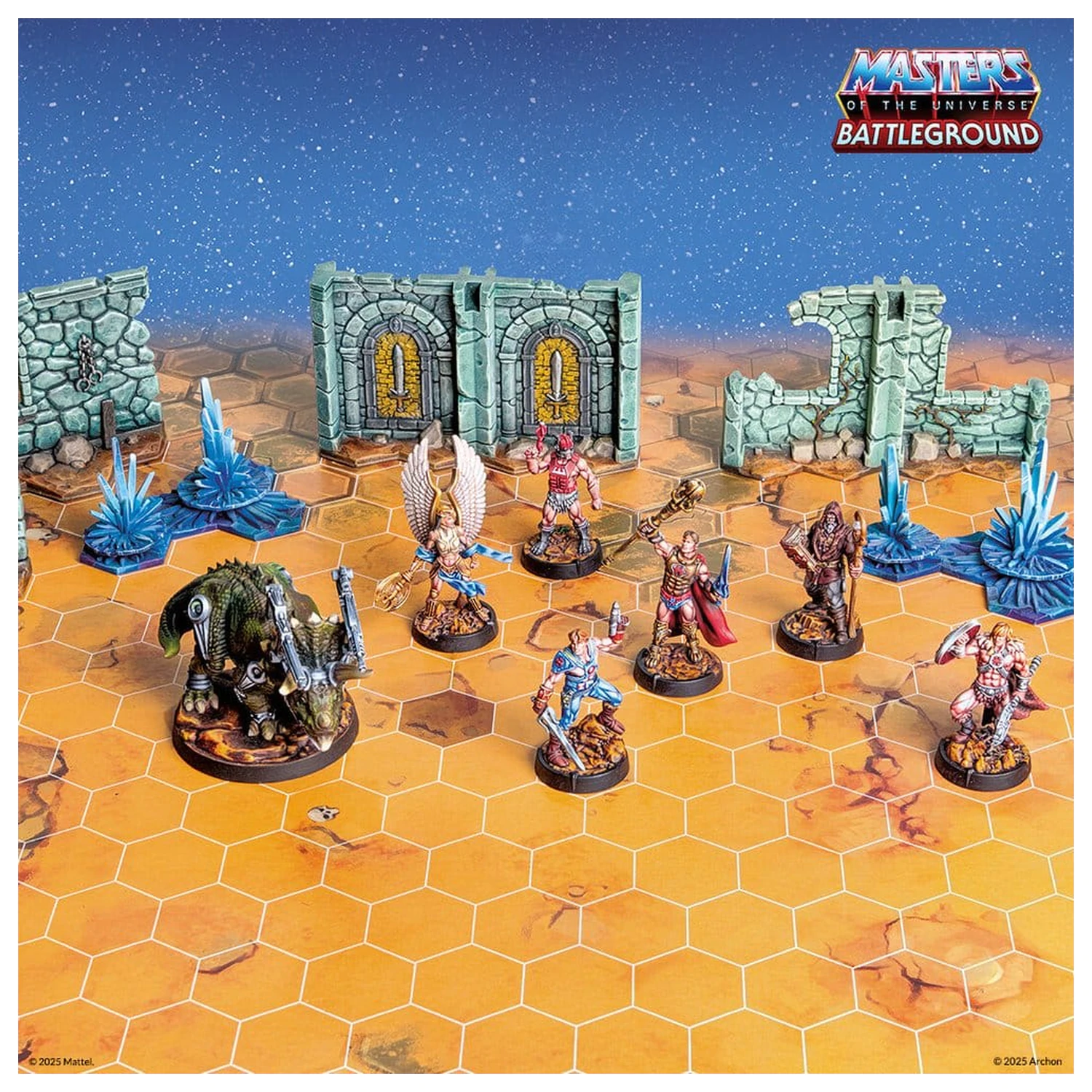 Masters of the Universe: Battleground Miniatures igra Val 10: Preternian Heroes Frakcija *Njemačka verzija* fotografija proizvoda
