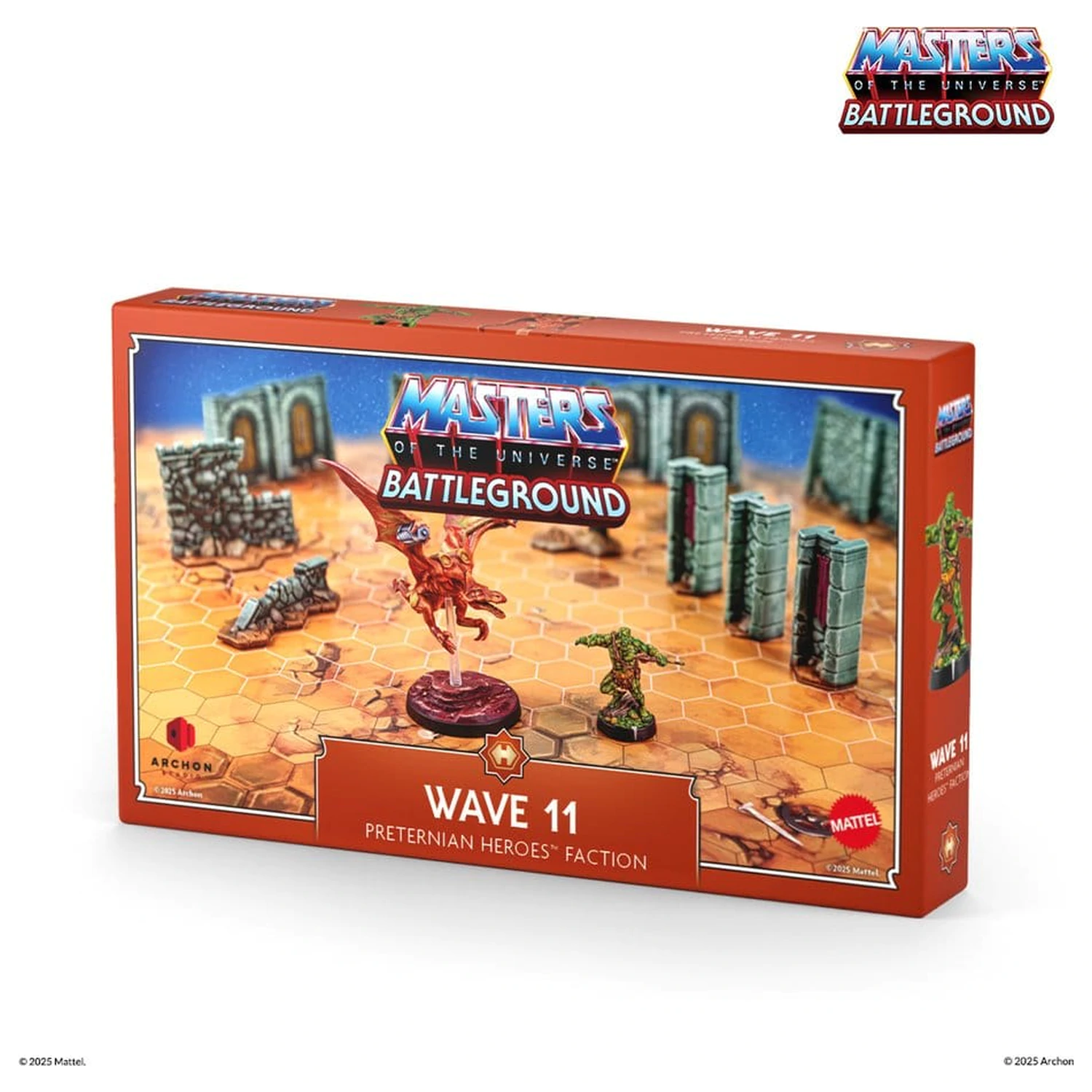 Masters of the Universe: Battleground Miniatures igra Val 11: Preternian Heroes (Moss Man / Turbodactyl) *engleska verzija* fotografija proizvoda