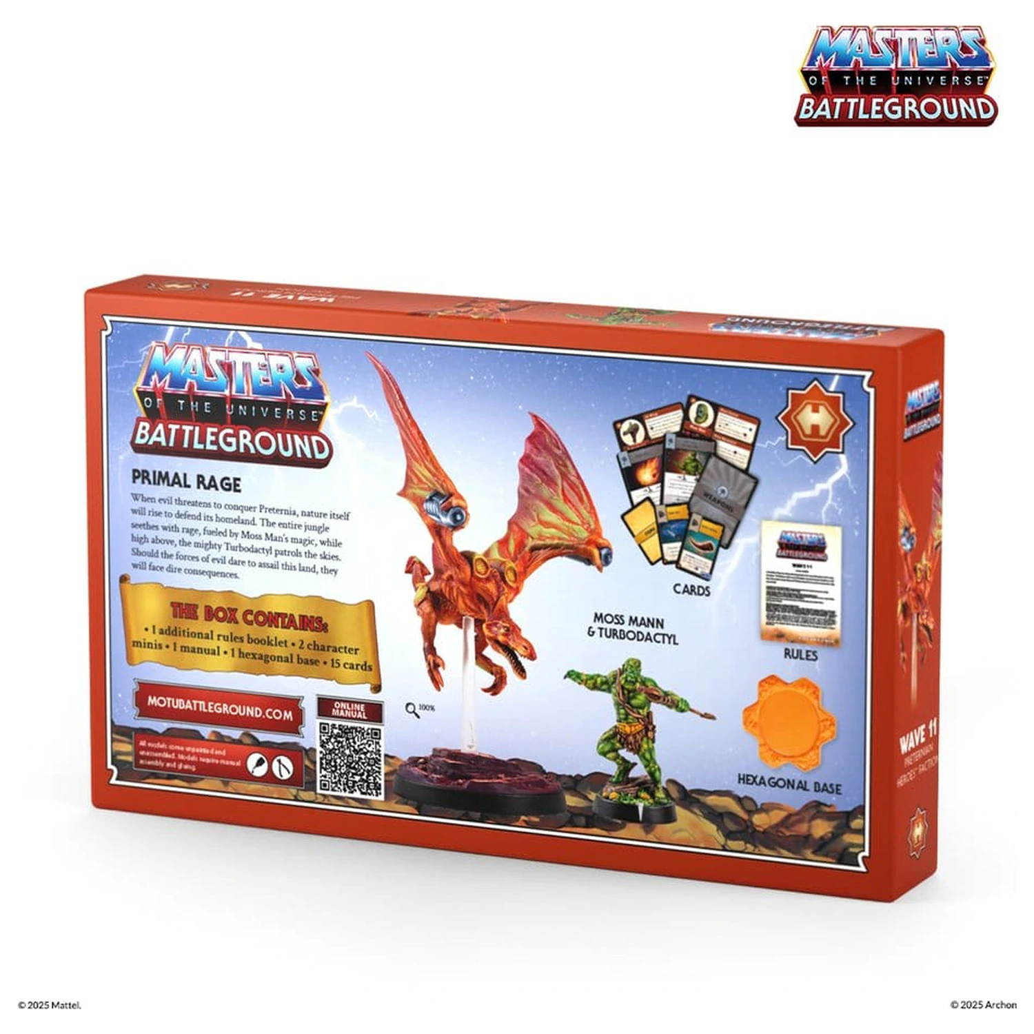Masters of the Universe: Battleground Miniatures igra Val 11: Preternian Heroes (Moss Man / Turbodactyl) *engleska verzija* fotografija proizvoda