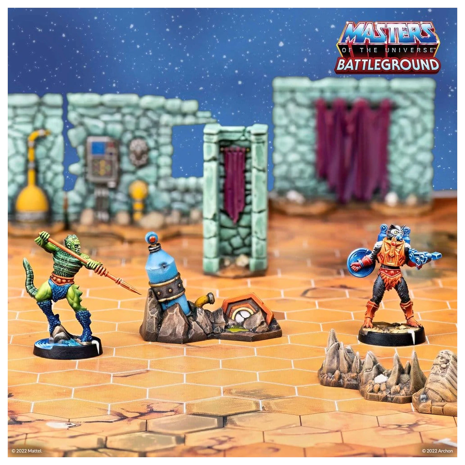 Masters of the Universe: Battleground Miniatures Game Wave 3: Evil Warriors Faction *German Version* fotografija proizvoda