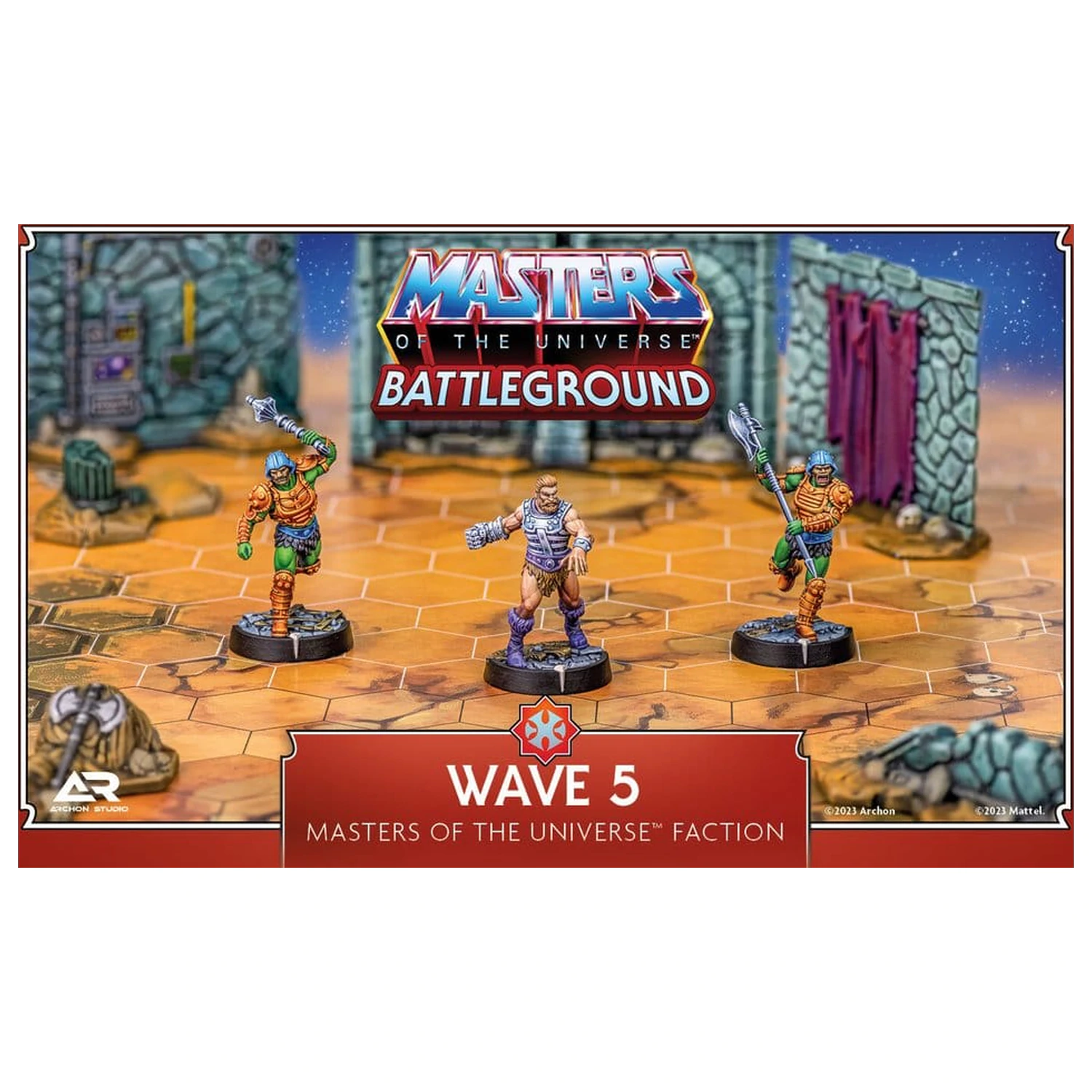 Masters of the Universe: Battleground Miniatures Game Wave 5: Masters of the Universe Faction *Engleska verzija* fotografija proizvoda