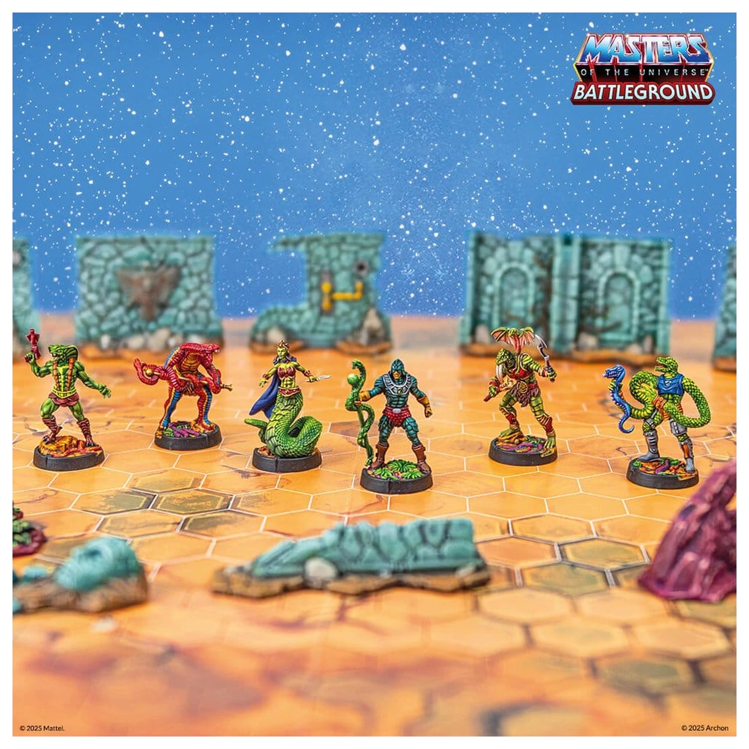 Masters of the Universe: Battleground Miniatures igra Val 8: Frakcija Ljudi Zmija *Engleska verzija* fotografija proizvoda