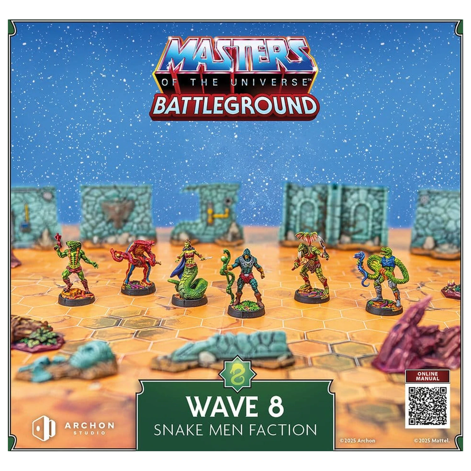 Masters of the Universe: Battleground Miniatures Game Wave 8: Snake Men Faction *njemačka verzija* fotografija proizvoda