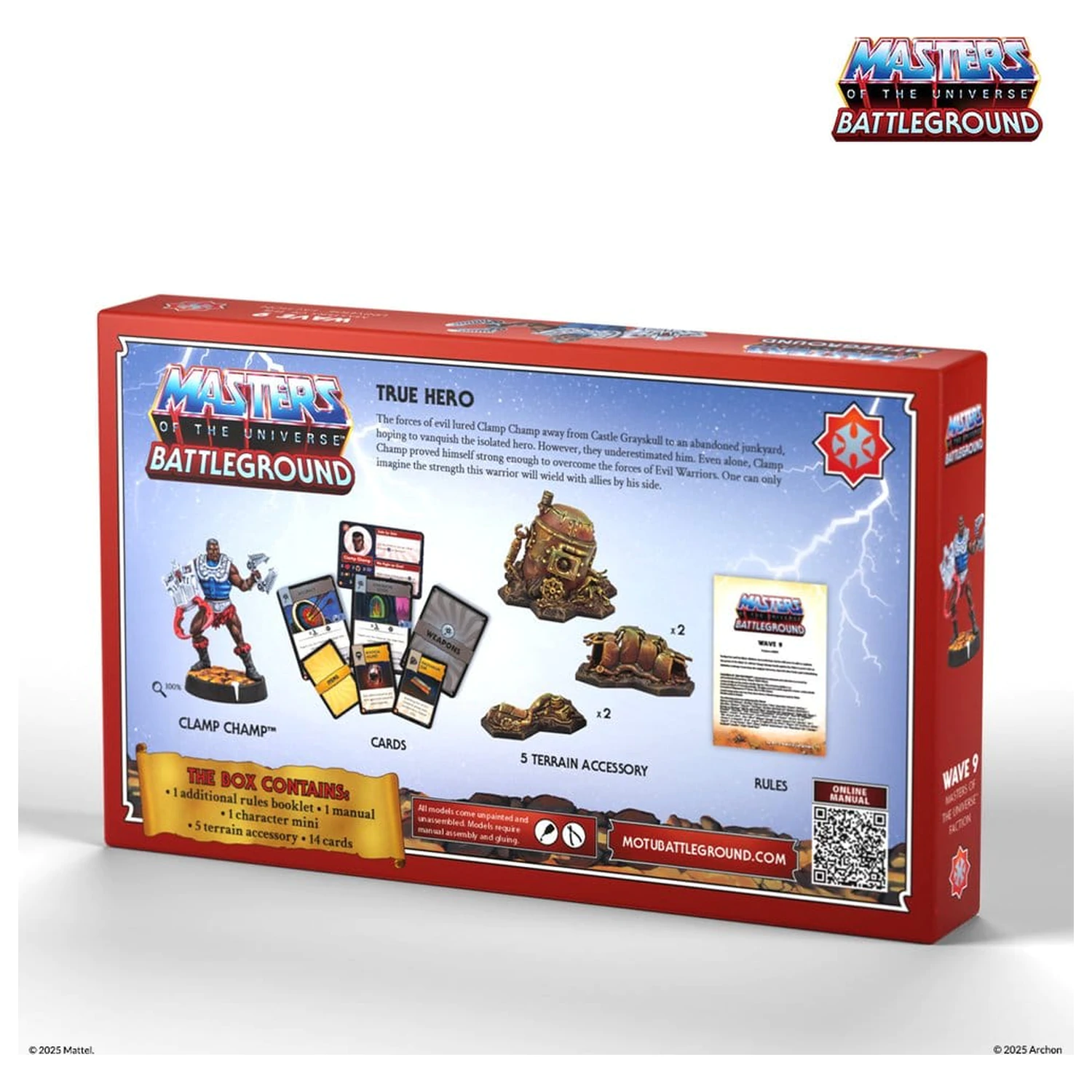 Masters of the Universe: Battleground Miniatures Game Wave 9: Masters of the Universe Faction *German Version* fotografija proizvoda