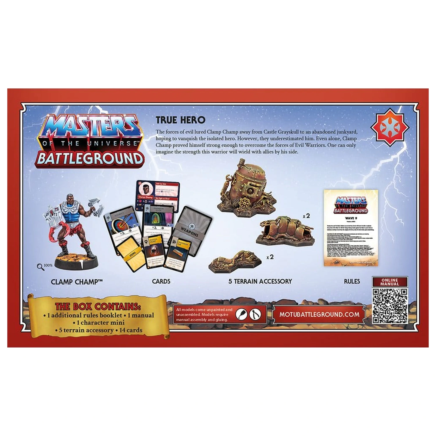 Masters of the Universe: Battleground Miniatures Game Wave 9: Masters of the Universe Faction *German Version* fotografija proizvoda