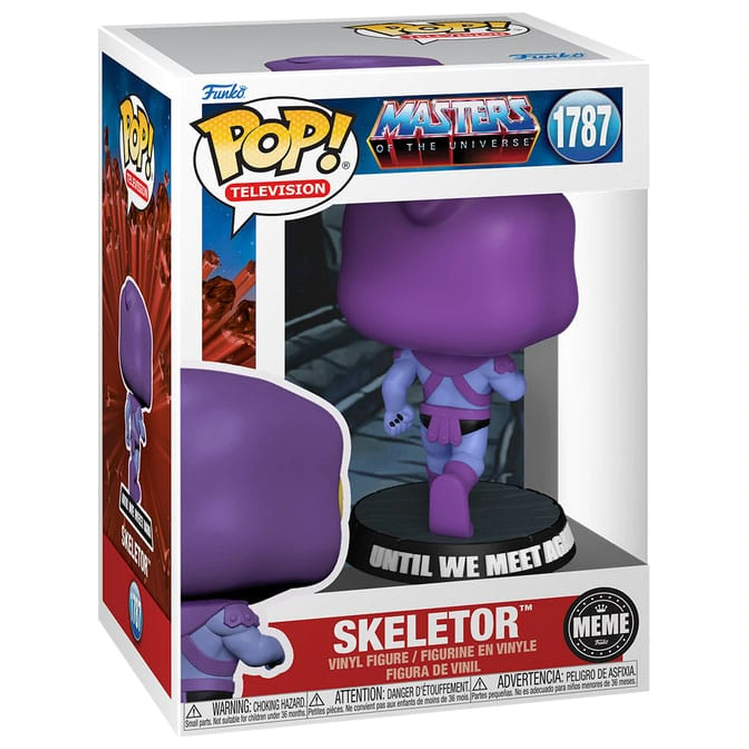 Masters of the Universe Funko POP! Animation vinilna figura Meme - Skeletor Running Away 9 cm fotografija proizvoda