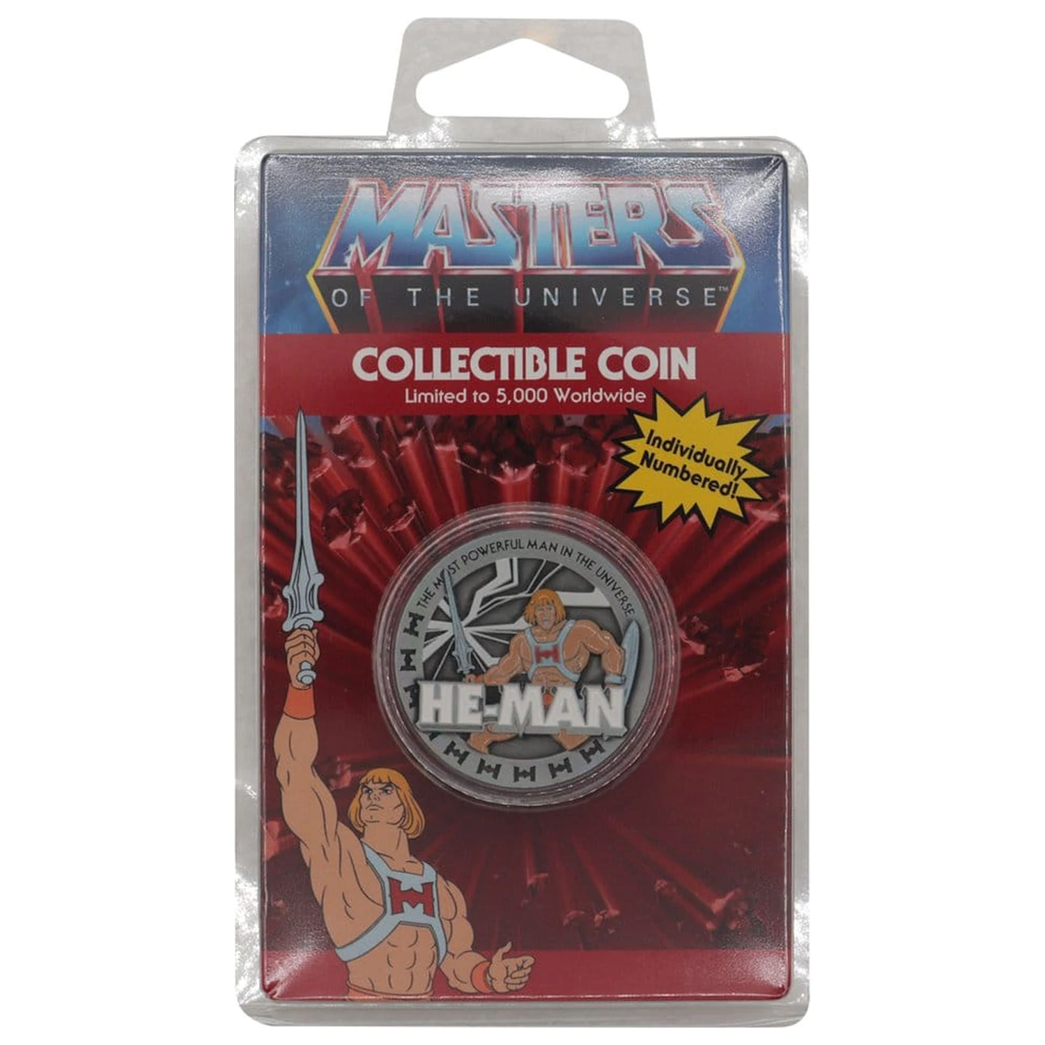 Masters of the Universe Kolekcionarski novčić He-Man Limited Edition fotografija proizvoda