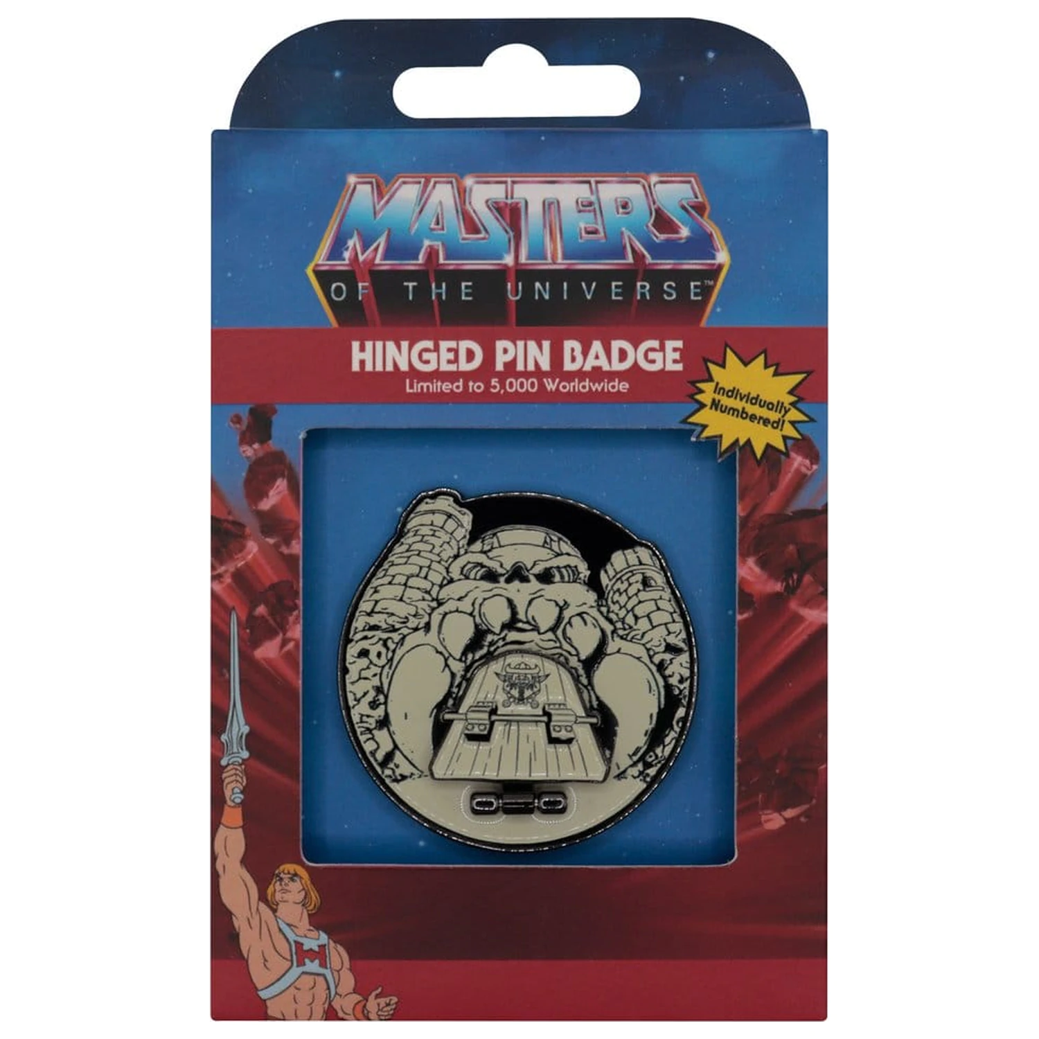 Masters of the Universe emajlirana značka na šarkama Castle Grayskull Limited Edition fotografija proizvoda