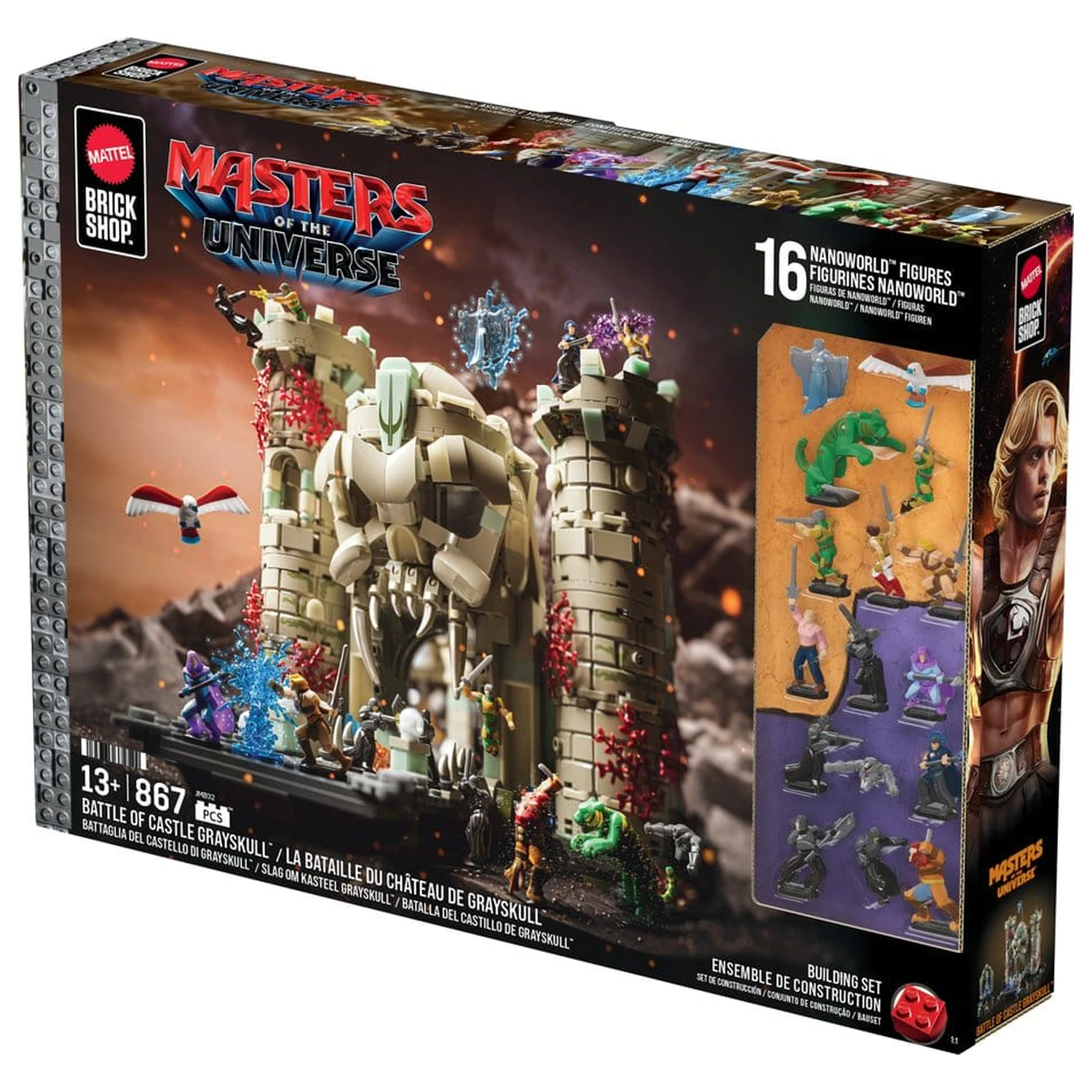 Masters of the Universe Mattel Brick Shop Komplet za izgradnju Dvorac Grayskull fotografija proizvoda