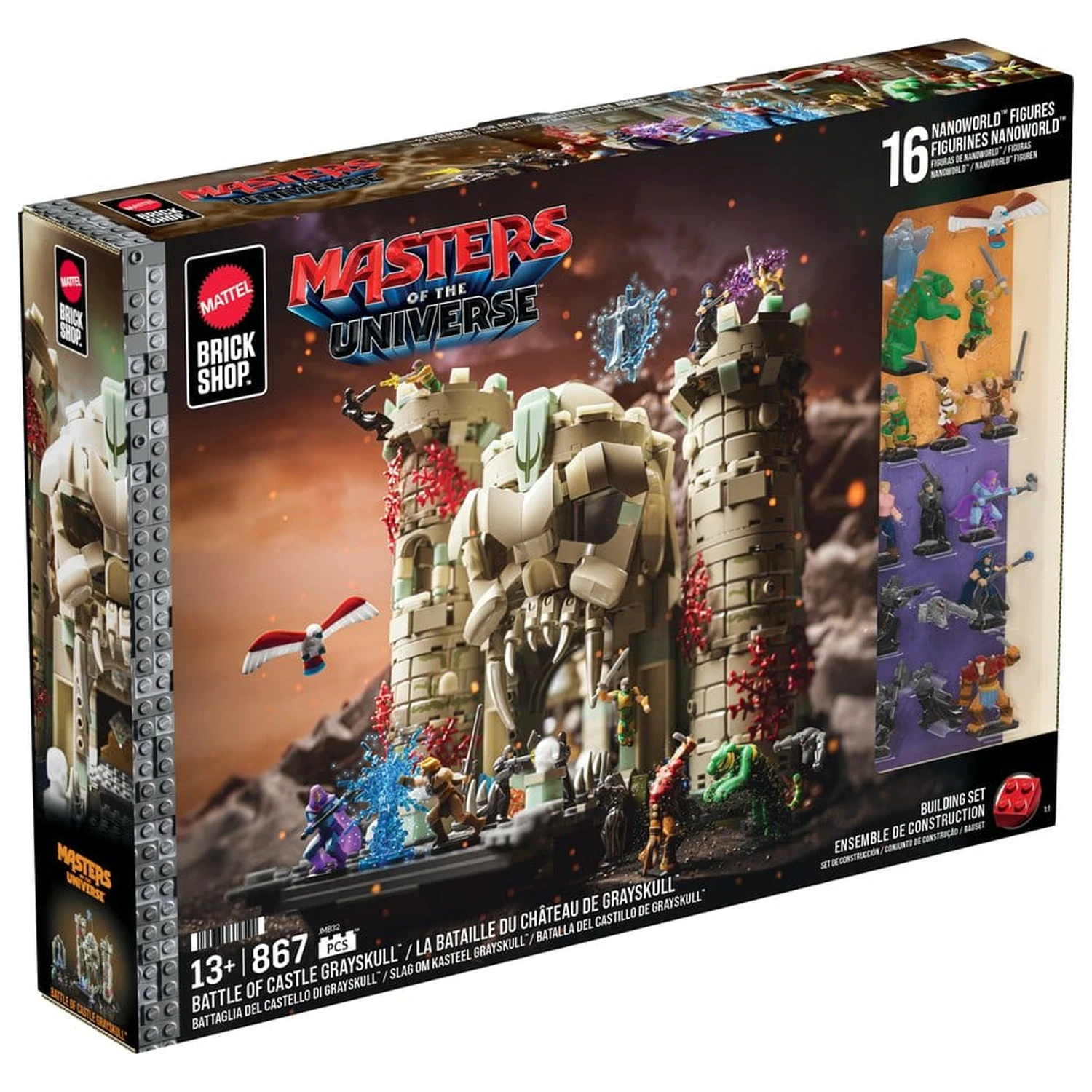 Masters of the Universe Mattel Brick Shop Komplet za izgradnju Dvorac Grayskull fotografija proizvoda