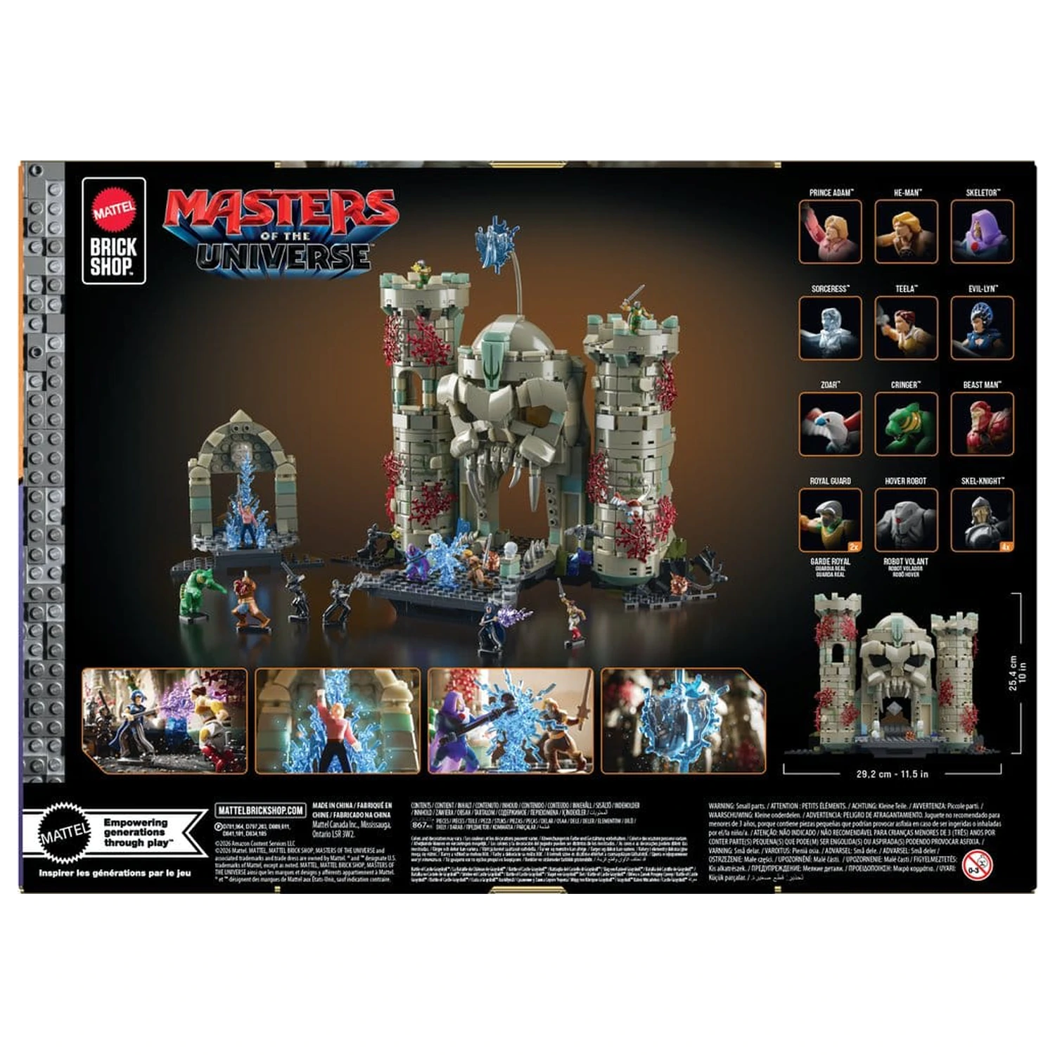 Masters of the Universe Mattel Brick Shop Komplet za izgradnju Dvorac Grayskull fotografija proizvoda