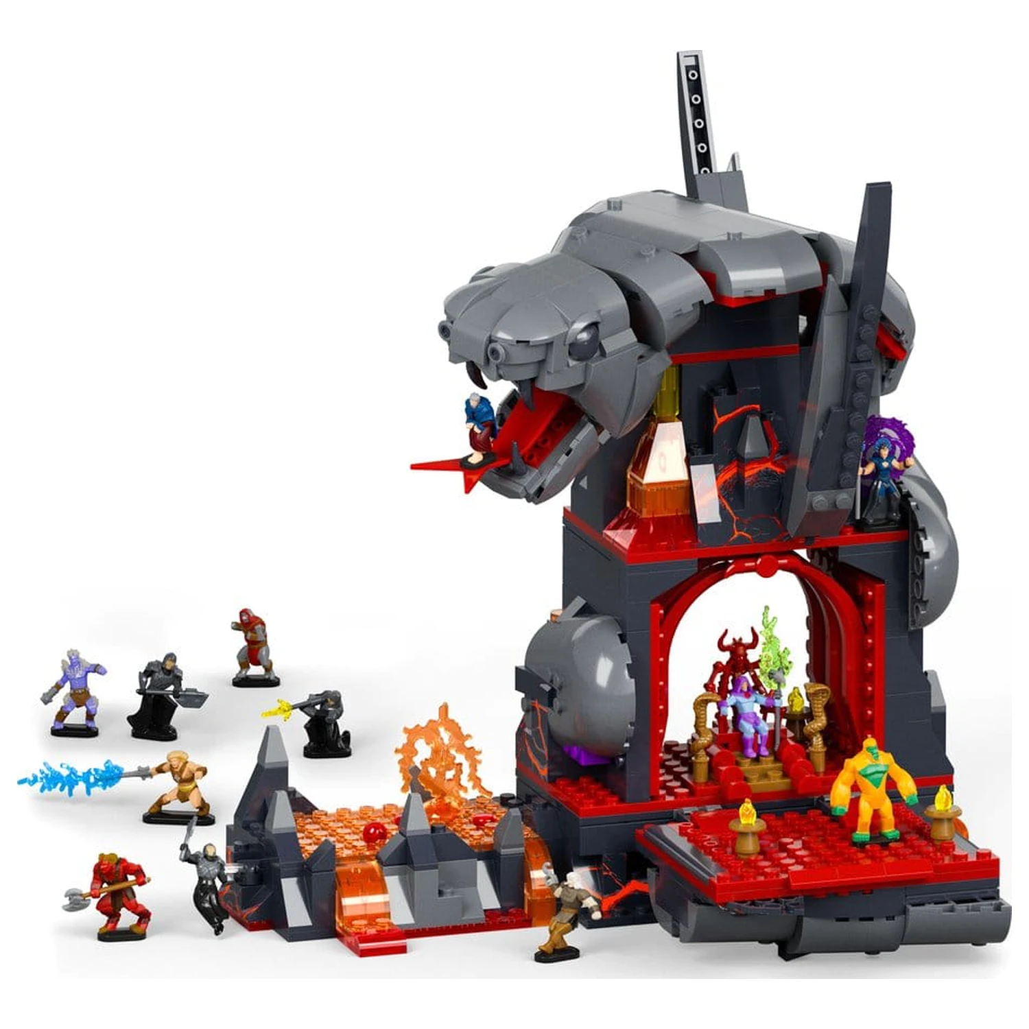 Masters of the Universe Mattel Brick Shop građevinski set Snake Mountain fotografija proizvoda