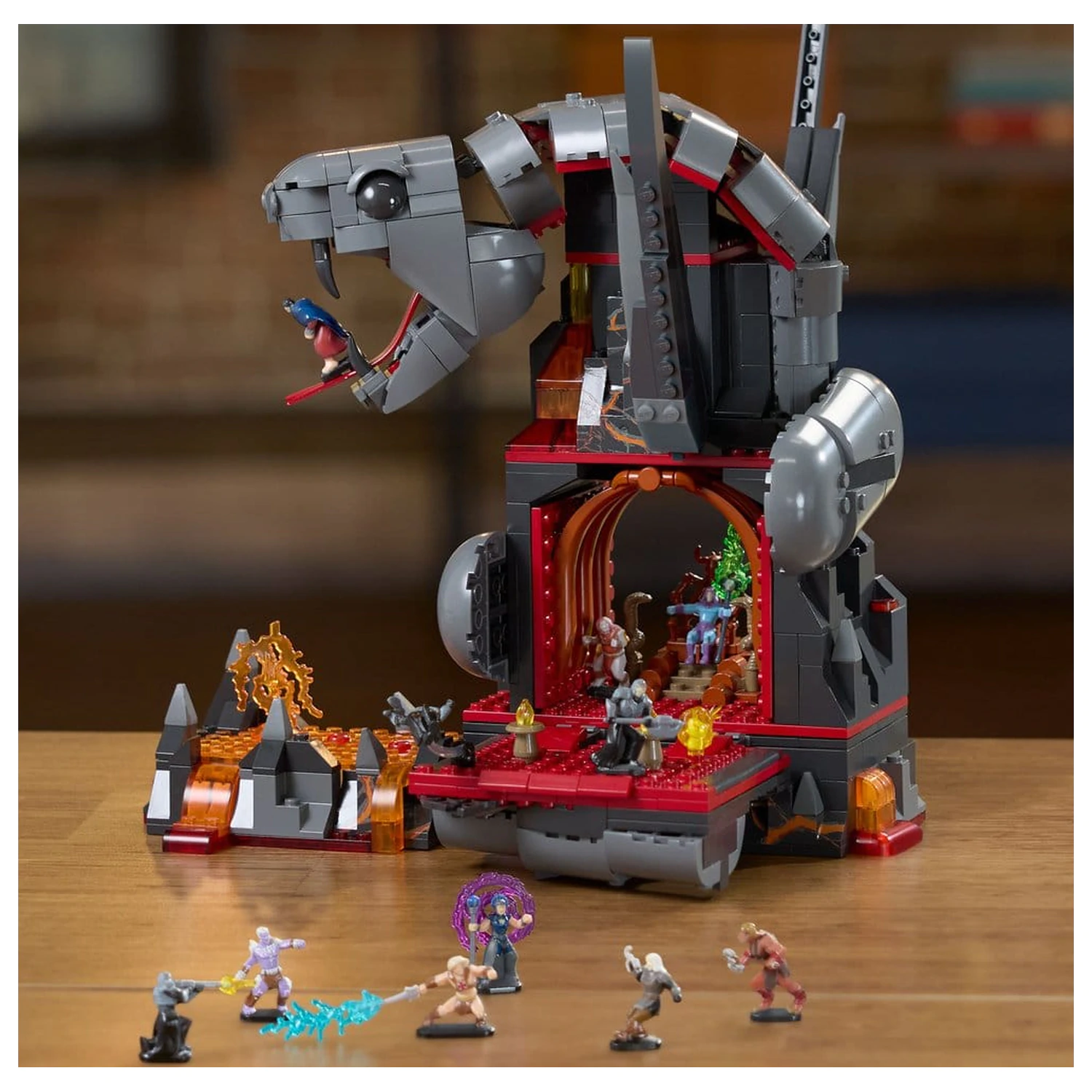 Masters of the Universe Mattel Brick Shop građevinski set Snake Mountain fotografija proizvoda