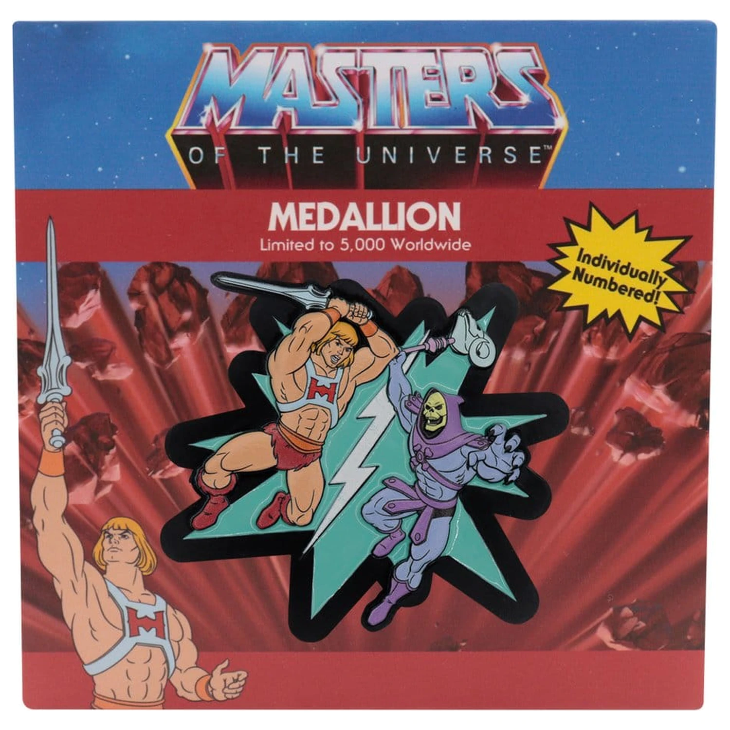 Masters of the Universe Medaljon He-Man vs Skeletor Limited Edition fotografija proizvoda