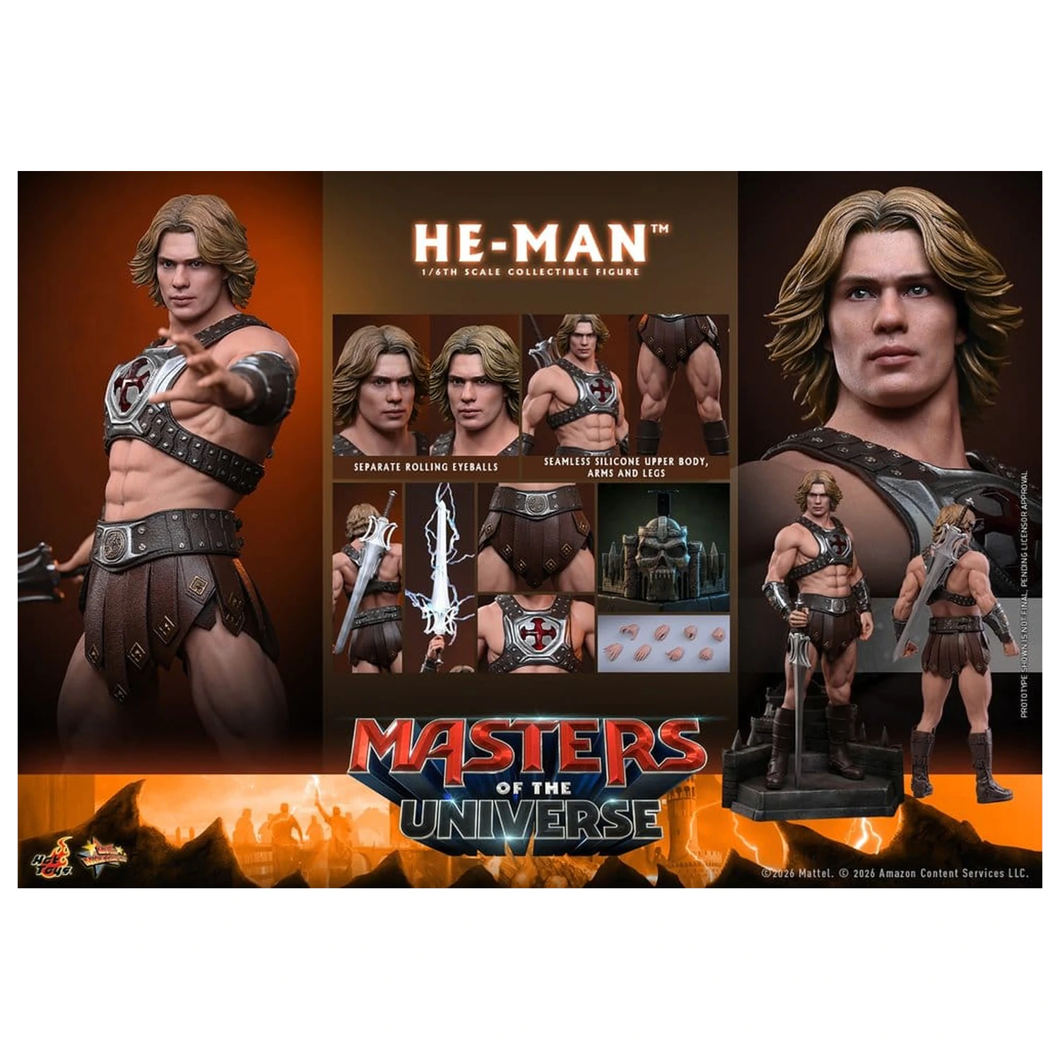 Masters of the Universe Movie Masterpiece akcijska figura 1/6 He-Man 31 cm fotografija proizvoda