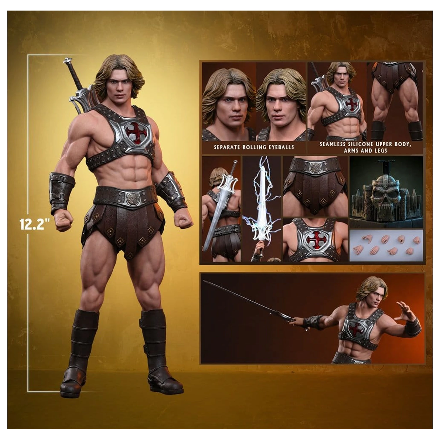 Masters of the Universe Movie Masterpiece akcijska figura 1/6 He-Man 31 cm fotografija proizvoda