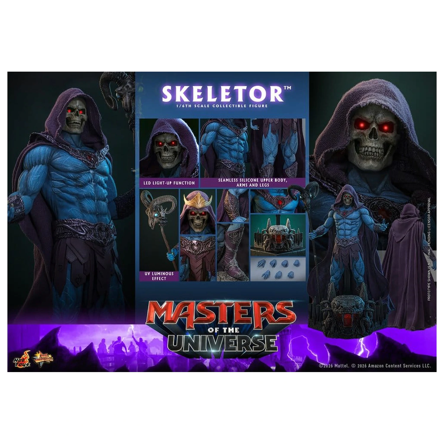 Masters of the Universe Movie Masterpiece akcijska figura 1/6 Skeletor 31 cm fotografija proizvoda
