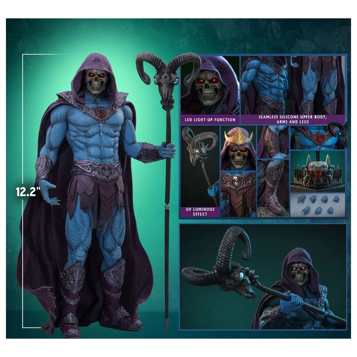 Masters of the Universe Movie Masterpiece akcijska figura 1/6 Skeletor 31 cm fotografija proizvoda