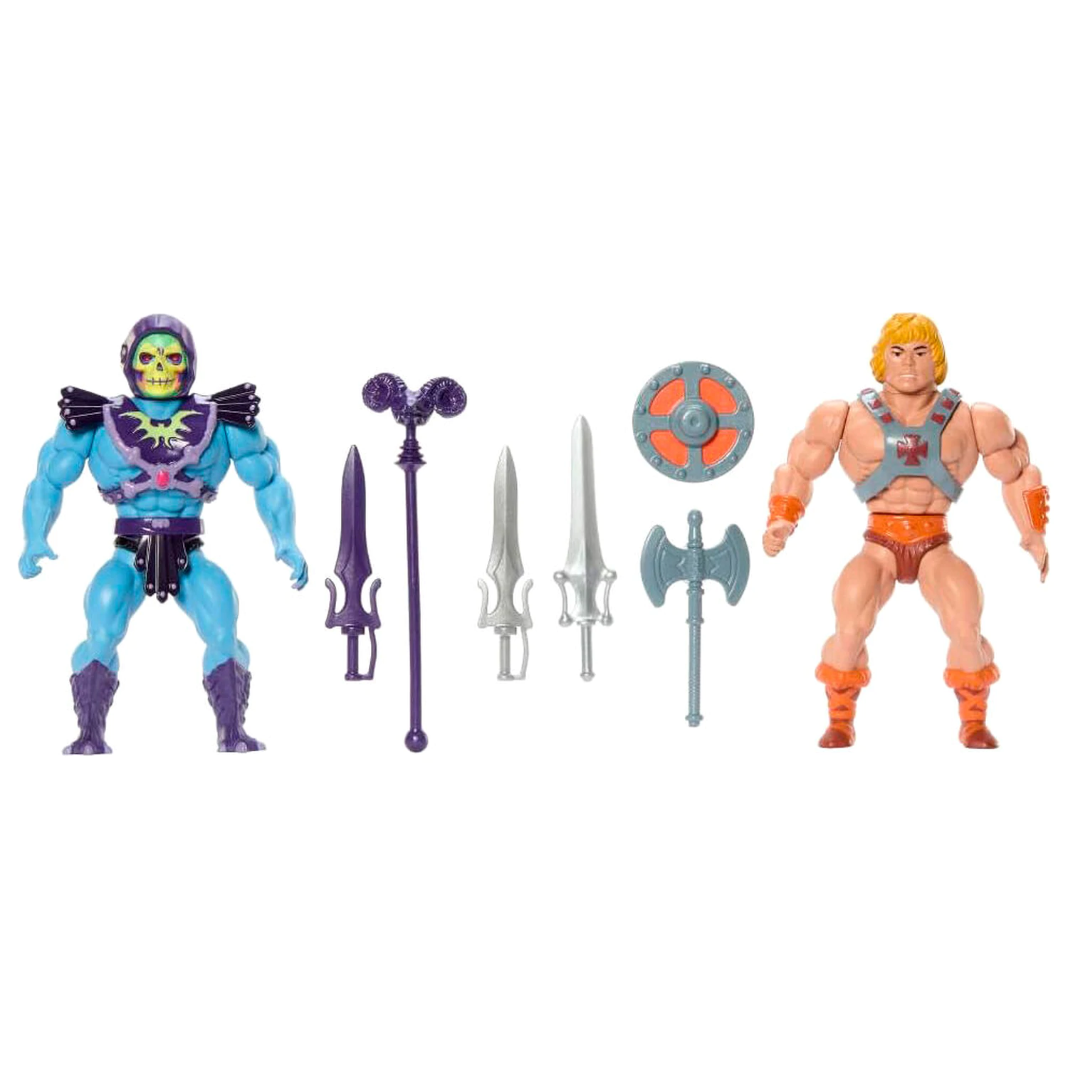 Masters of the Universe Origins 80 Anniversary Mattel He-Man and Skeletor set od 2 figurice 14 cm fotografija proizvoda