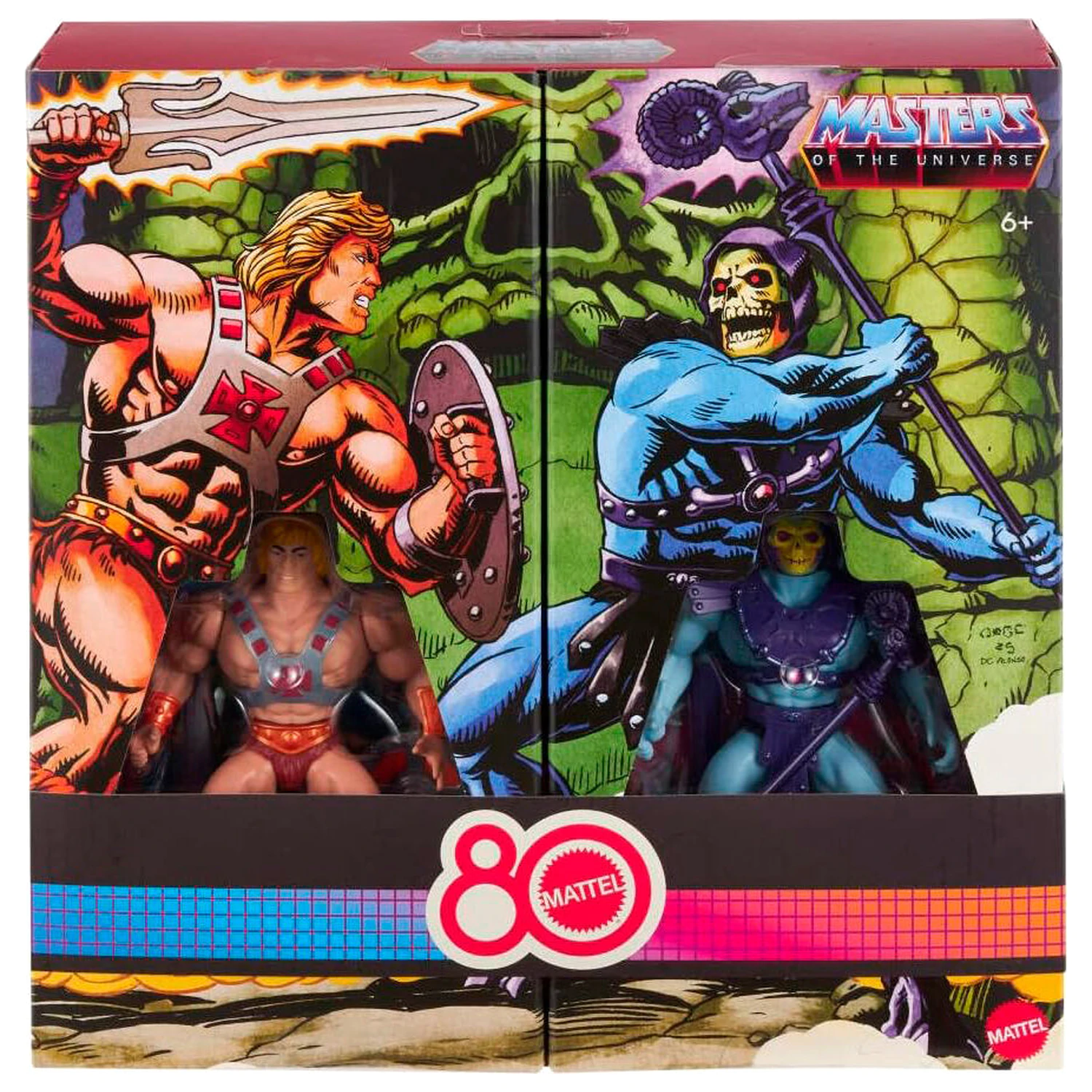 Masters of the Universe Origins 80 Anniversary Mattel He-Man and Skeletor set od 2 figurice 14 cm fotografija proizvoda