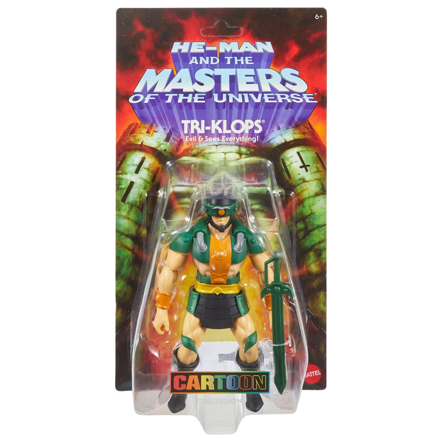 Masters of the Universe Origins akcijska figura Cartoon Collection: Tri-Klops 14 cm fotografija proizvoda