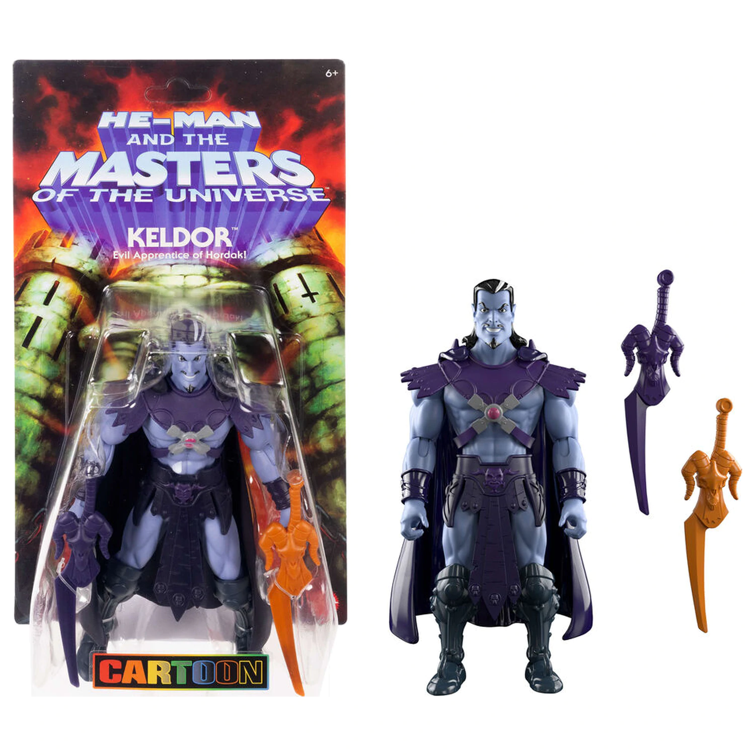 Masters of the Universe Origins Cartoon Collection Keldor figura 14cm fotografija proizvoda