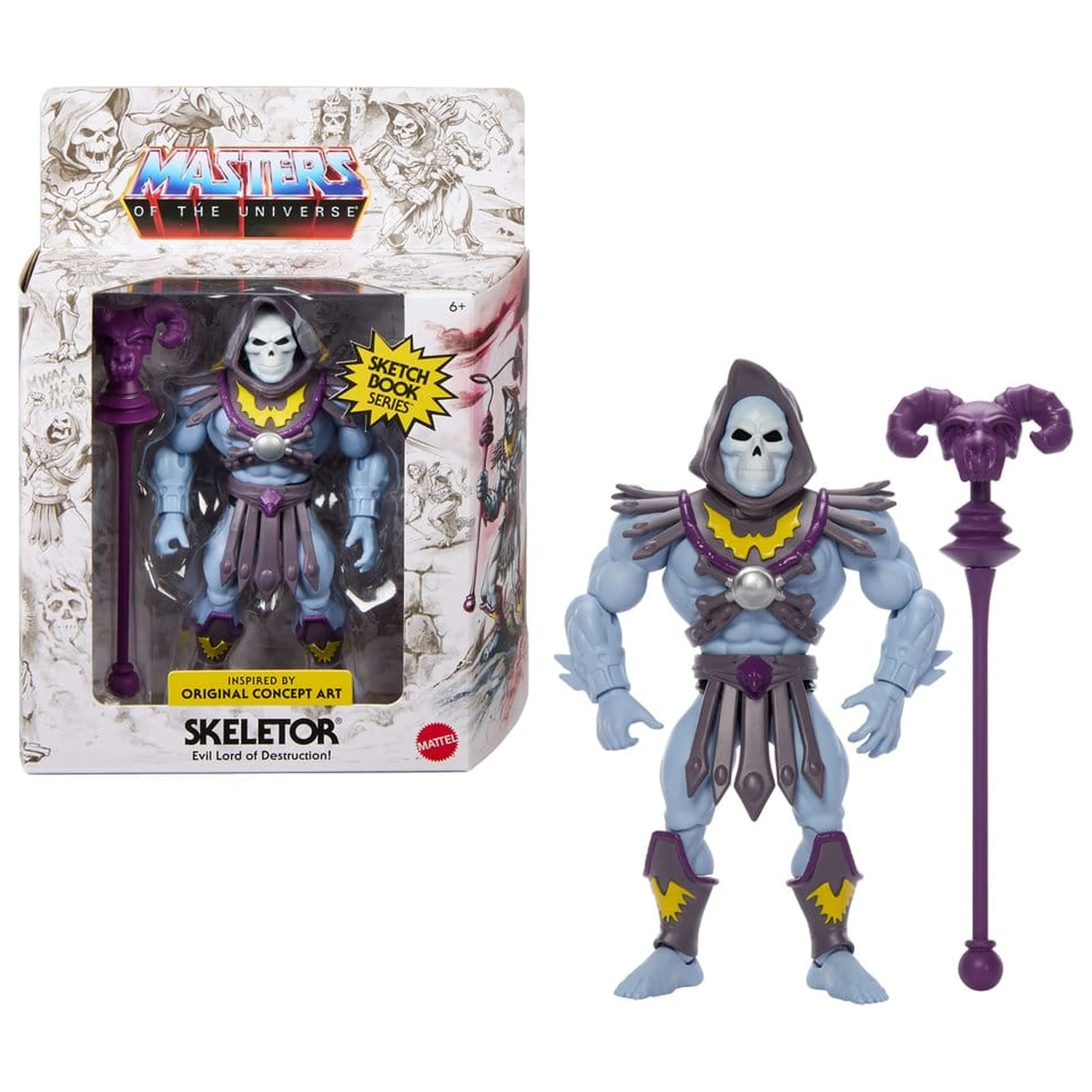 Masters of the Universe Origins Action Figura Sketchbook Serija: Skeletor 14 cm fotografija proizvoda