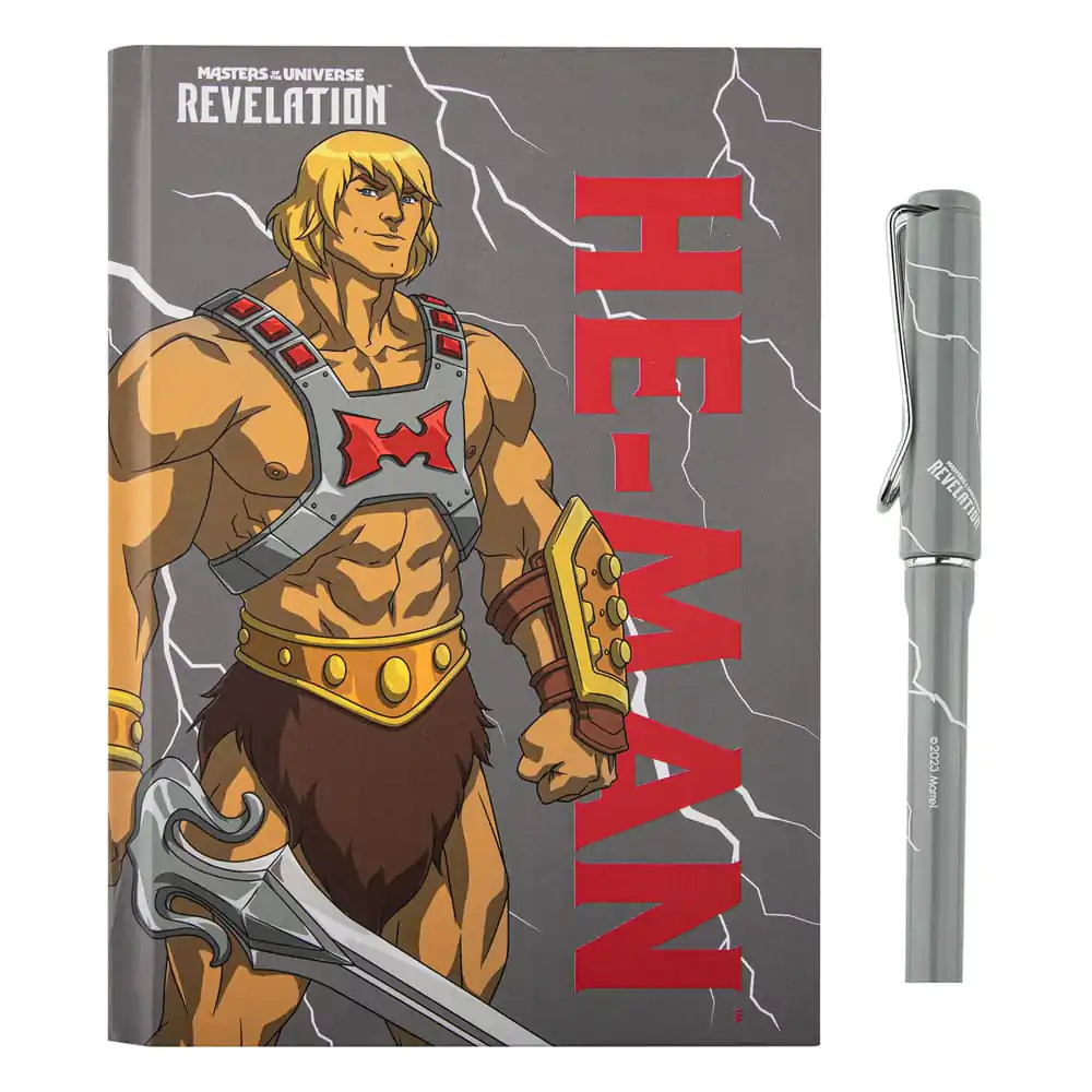 Masters of the Universe - Revelation: He-Man Thunder Deluxe Set bilježnica (bilježnica + kemijska olovka) fotografija proizvoda