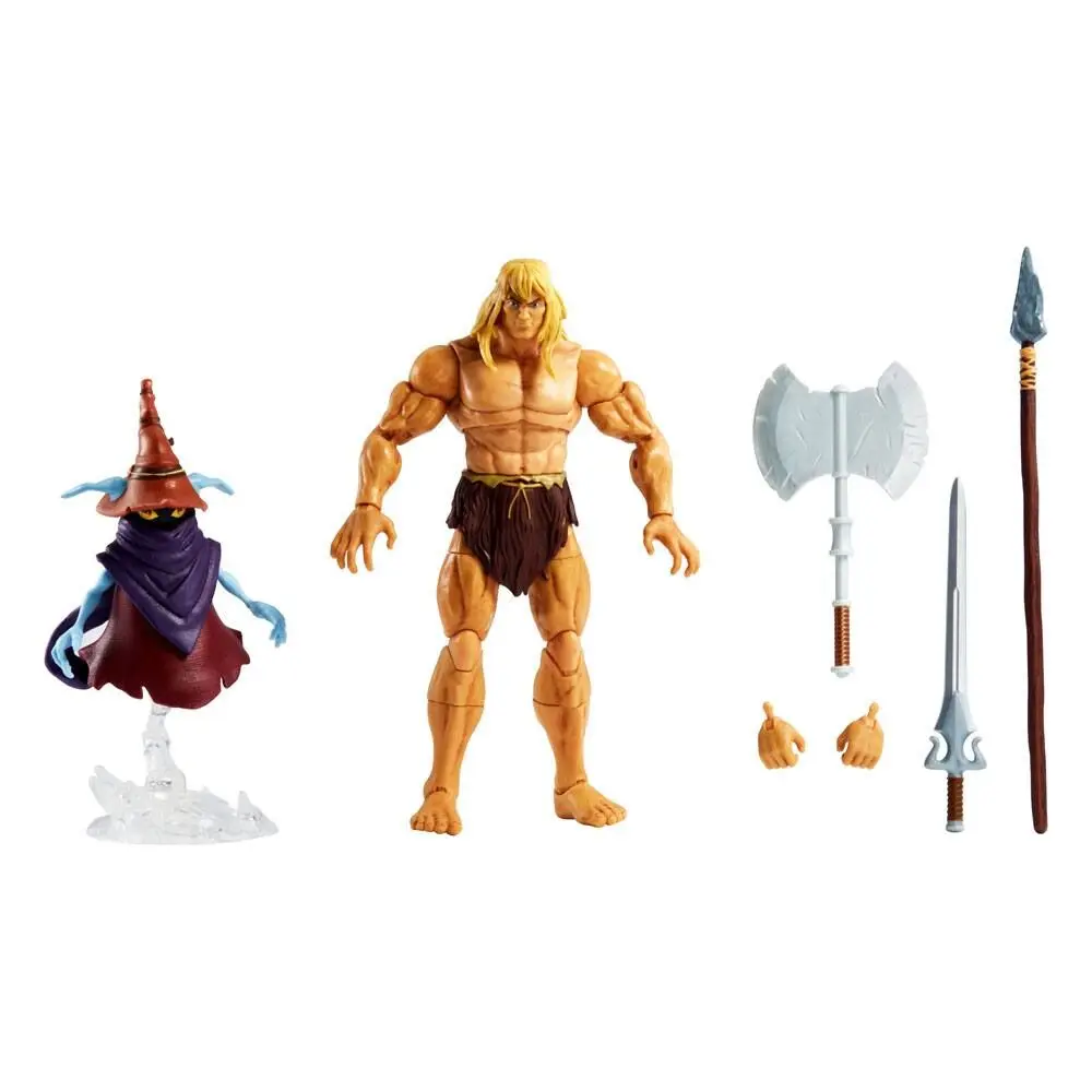 Masters of the Universe: Revelation Masterverse akcijske figure 2022 Deluxe Savage He-Man & Orko 18 cm fotografija proizvoda