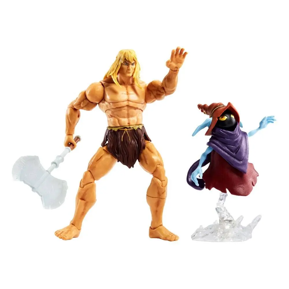 Masters of the Universe: Revelation Masterverse akcijske figure 2022 Deluxe Savage He-Man & Orko 18 cm fotografija proizvoda