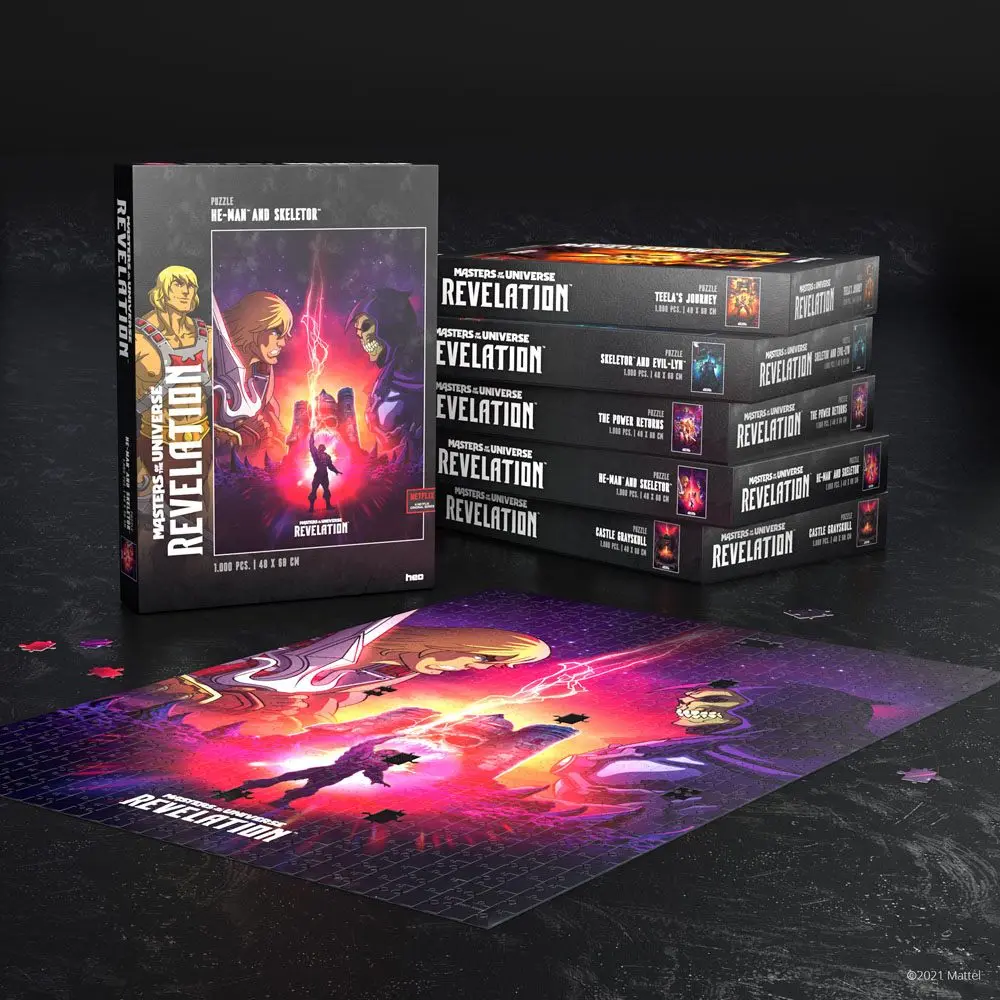 Masters of the Universe: Revelation™ Puzzle He-Man™ i Skeletor™ (1000 dijelova) fotografija proizvoda