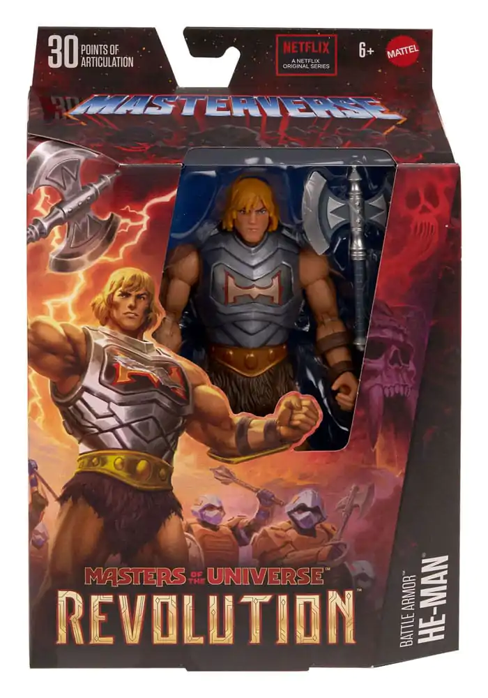 Masters of the Universe: Revolution Masterverse akcijska figura Battle Armor He-Man 18 cm fotografija proizvoda