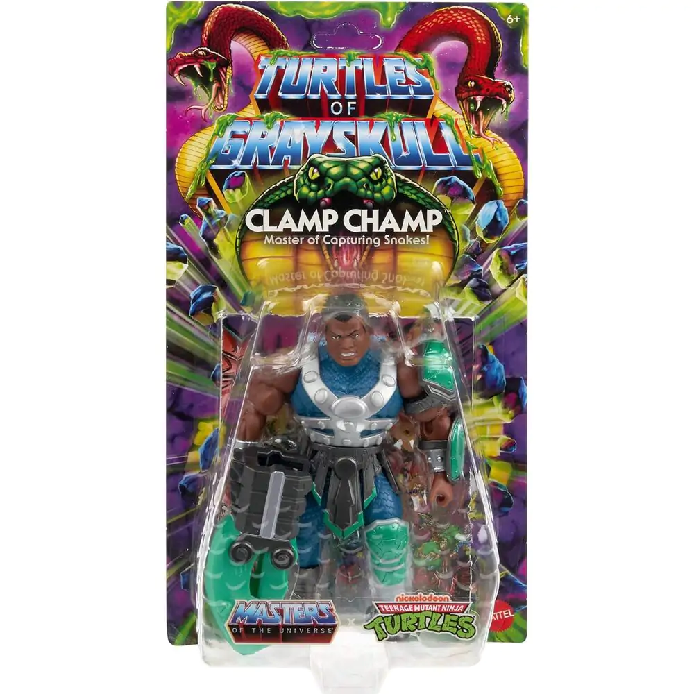 Masters of the Universe Turtles of Grayskull Clamp Champ figura 14 cm fotografija proizvoda