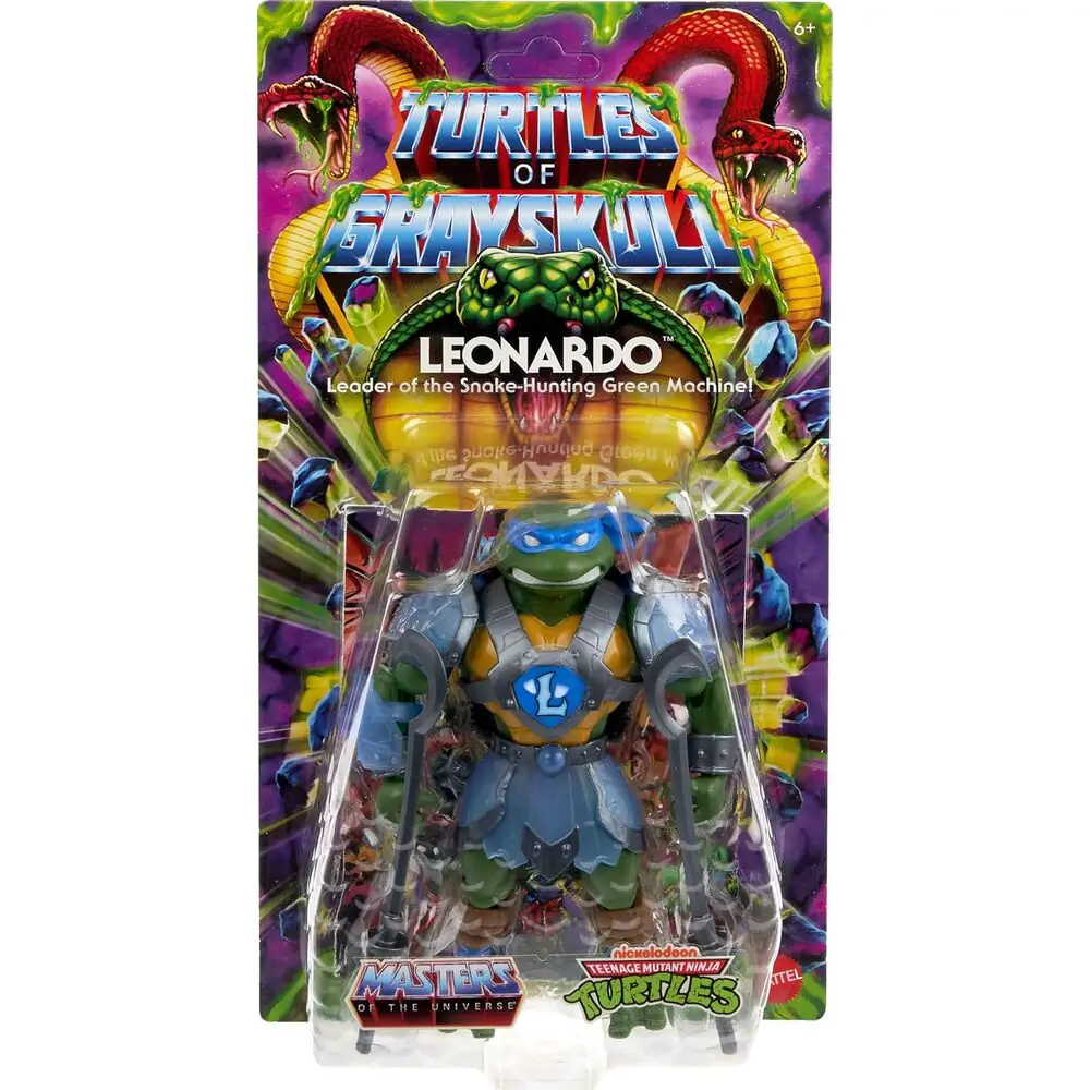Masters of the Universe Turtles of Grayskull Leonardo figura 14 cm fotografija proizvoda
