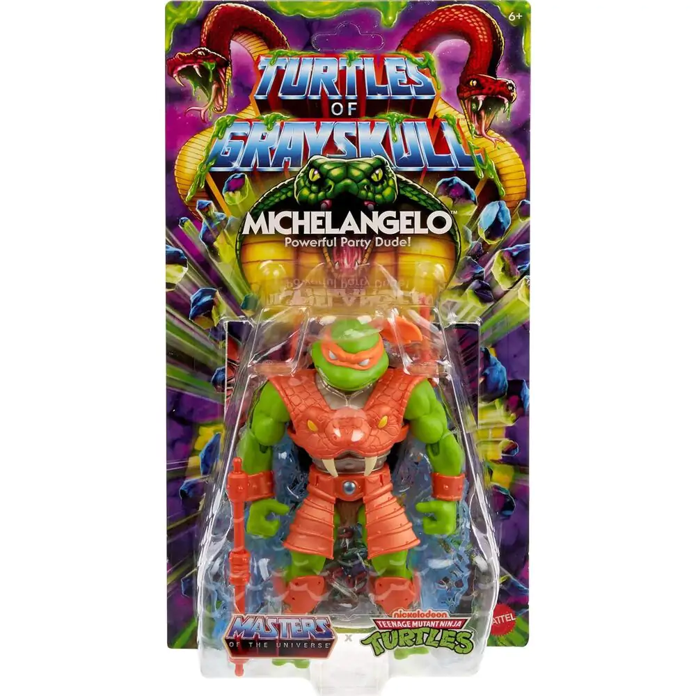 Masters of the Universe Turtles of Grayskull Michelangelo figura 14 cm fotografija proizvoda
