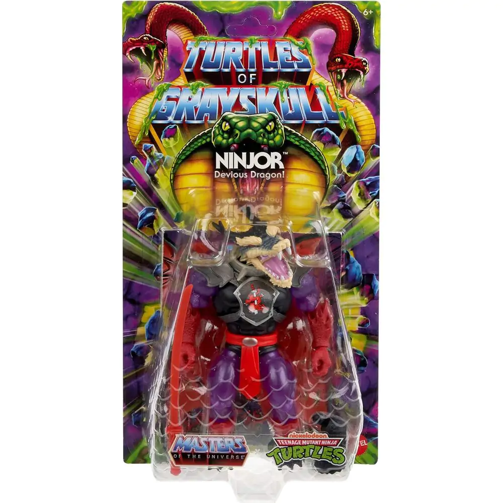 Masters of the Universe Turtles of Grayskull Mutated Ninjor figura 14 cm fotografija proizvoda