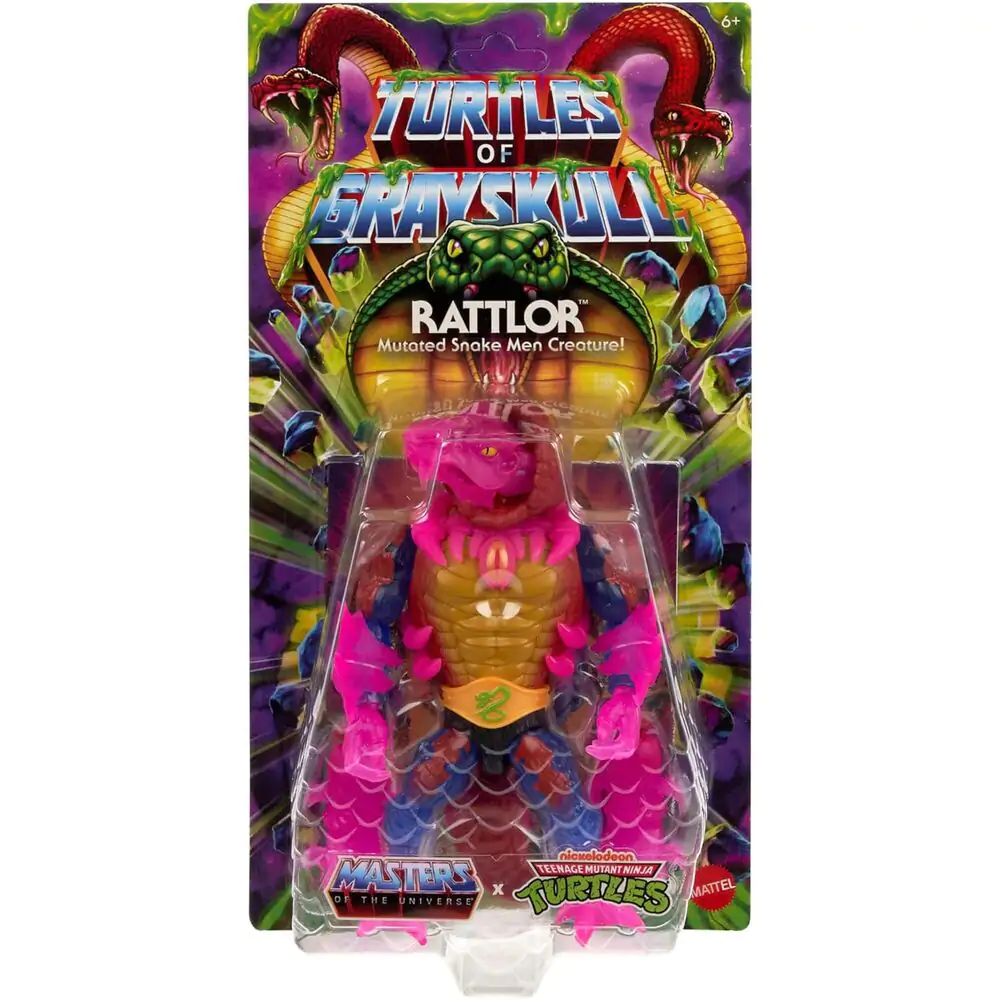 Masters of the Universe Turtles of Grayskull Rattlor figura 14 cm fotografija proizvoda