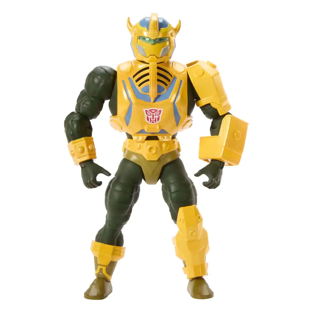 Masters of the Universe x Transformers Akcijska figura Bumblebee Armor Man-At-Arms heo European Exclusive 14 cm fotografija proizvoda