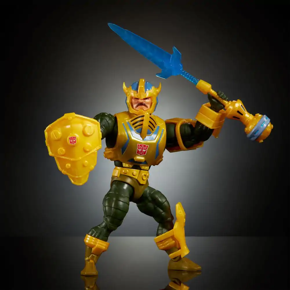 Masters of the Universe x Transformers Akcijska figura Bumblebee Armor Man-At-Arms heo European Exclusive 14 cm fotografija proizvoda