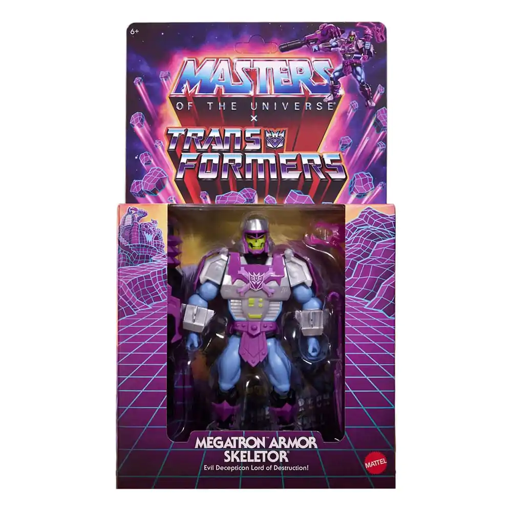 Masters of the Universe x Transformers akcijska figura Megatron Armor Skeletor heo europski ekskluzivni 14 cm fotografija proizvoda