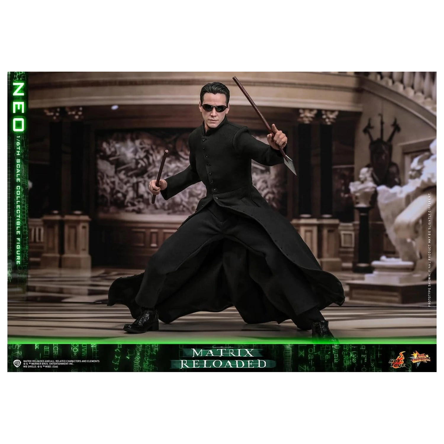 Matrix Movie Masterpiece akcijska figura 1/6 Neo 31 cm fotografija proizvoda
