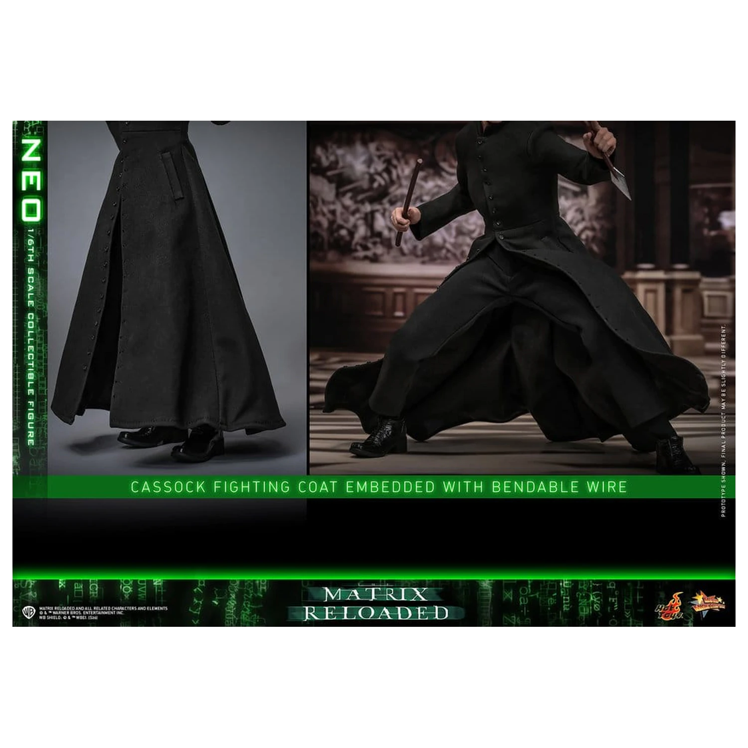 Matrix Movie Masterpiece akcijska figura 1/6 Neo 31 cm fotografija proizvoda