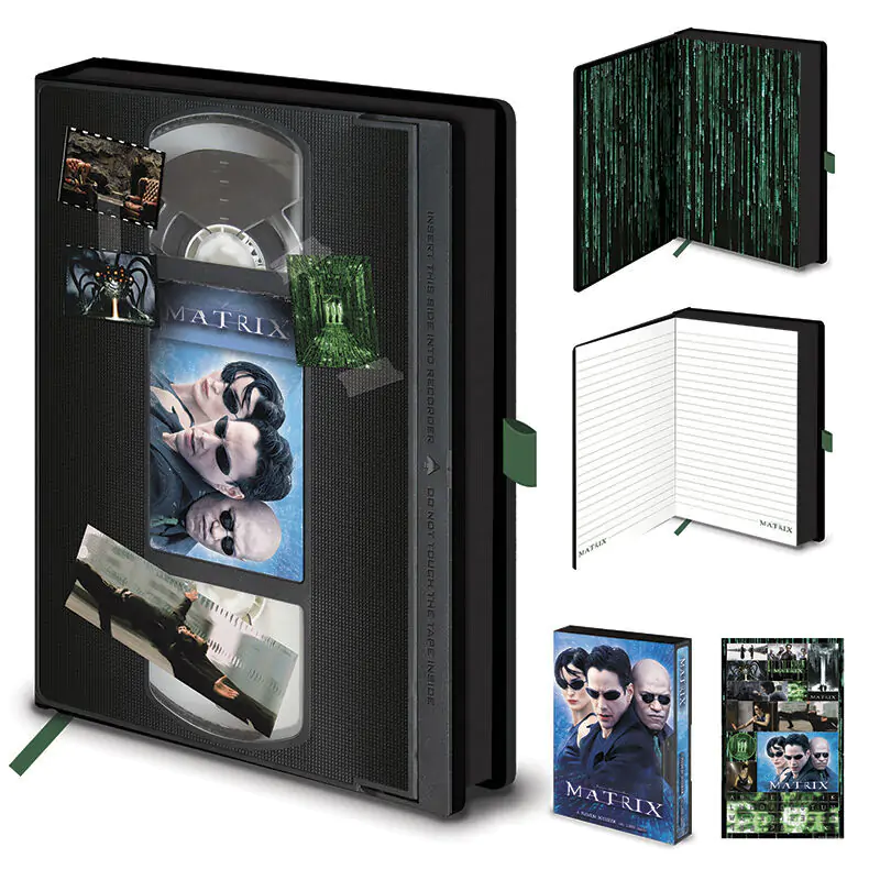 Matrix VHS A5 premium bilježnica fotografija proizvoda