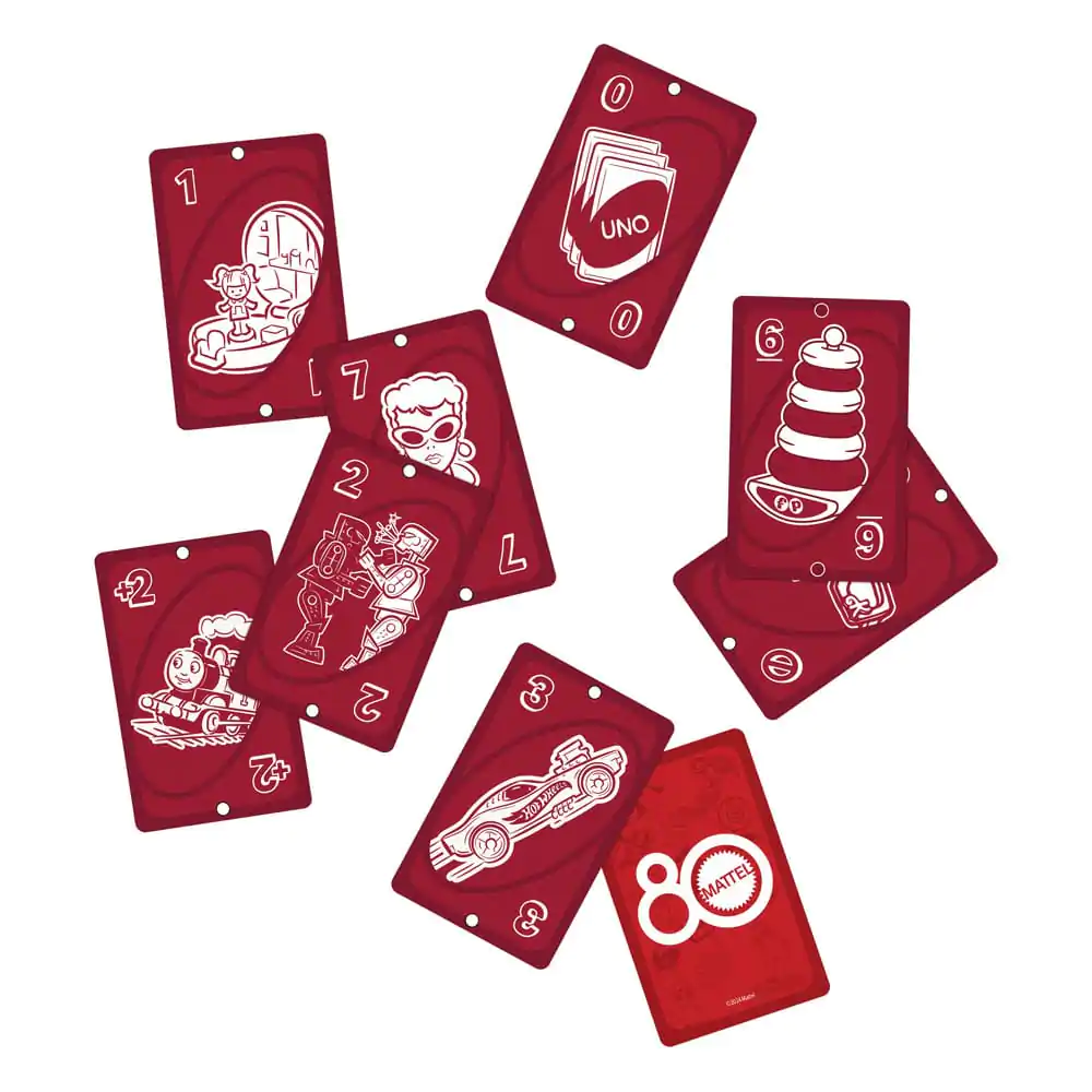 Mattel 80th Anniversary UNO igra s kartama Ruby Red fotografija proizvoda