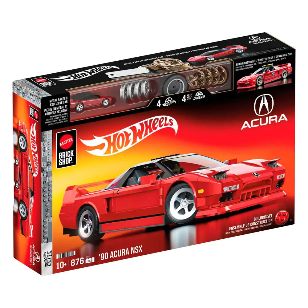 Mattel Brick Shop Hot Wheels Elite Series Set za slaganje 1/16 '90 Acura NSX fotografija proizvoda