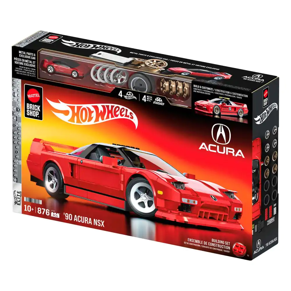 Mattel Brick Shop Hot Wheels Elite Series Set za slaganje 1/16 '90 Acura NSX fotografija proizvoda