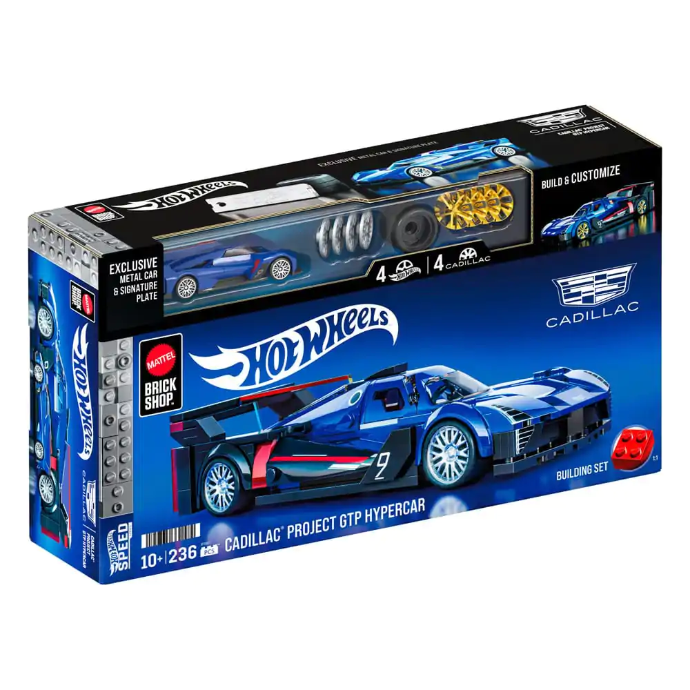 Mattel Brick Shop Hot Wheels Speed Series komplet za slaganje 1/32 Cadillac Project GTP Hypercar fotografija proizvoda