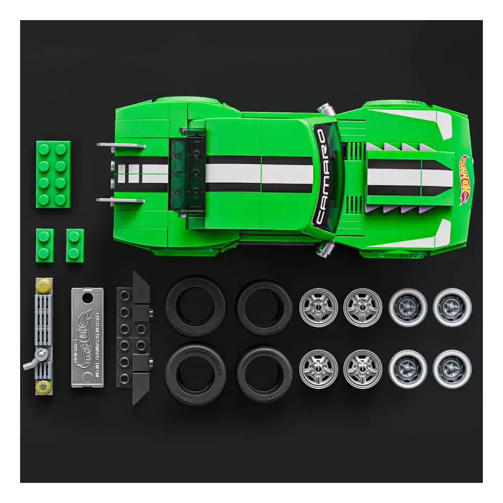 Mattel Brick Shop Hot Wheels Speed Series Set za gradnju 1/32 Custom '68 Camaro fotografija proizvoda