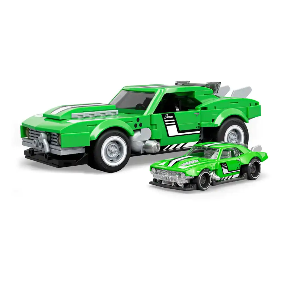 Mattel Brick Shop Hot Wheels Speed Series Set za gradnju 1/32 Custom '68 Camaro fotografija proizvoda