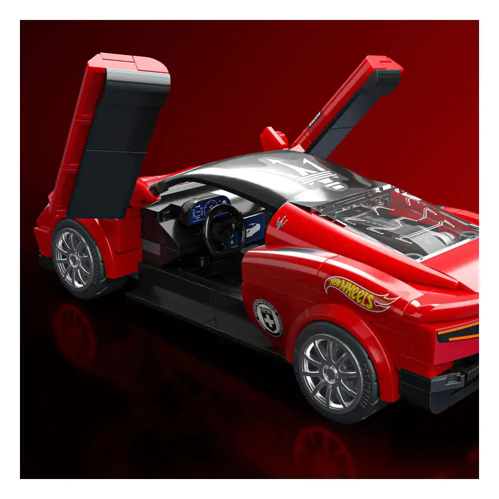 Mattel Brick Shop Hot Wheels Speed Series Set za građenje 1/32 Maserati MC20 fotografija proizvoda